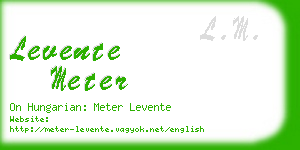 levente meter business card